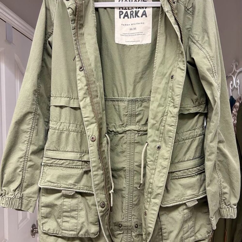 GARAGE MILITARY PARKA - VINTAGE - GREEN - MEDIUM
